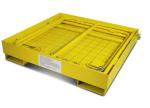 Extra Height Hanging Work Platform Forklift Basket Safety Cage Yellow Color