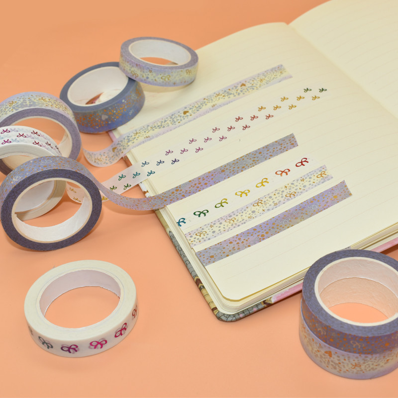 Custom Foil Printing Japanese Washi Paper Tape Wholesale Washi Tape Personalizado