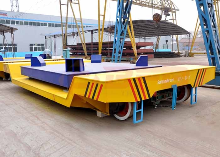 High Temperature Battery Power Billet Transfer Car On Steel Rails