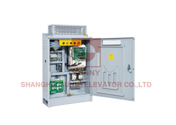 Small Machine Room Control Cabinet / Elevator Parts 2.2kw - 15kw Power Gray