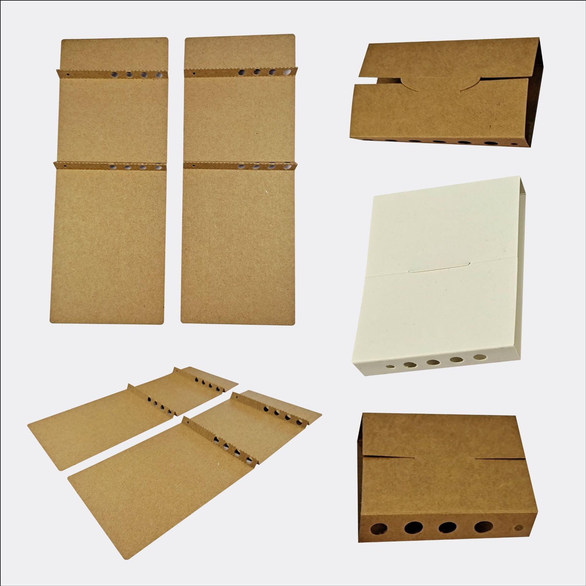 Eco Friendly Kraft Corrugated Mailer Boxes For Straws Shipping