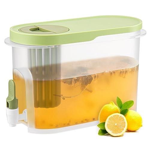 3.9L DIY Refrigerator Plastic Drink Dispensers Juice Cold Water Kettle With