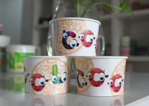 Wholesale 8oz Branded Disposable Ice Cream Paper Cups with Our Brand from china suppliers