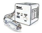 12V 10A Inverter And Car Battery Charge Car And Inverter Battery Charger - 20A