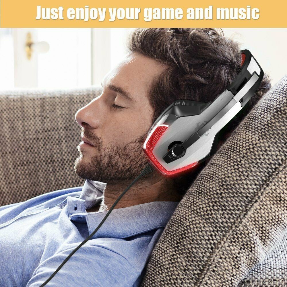 3.5MM PS4 2.2kohm HUNTERSPIDER V4 Headset Gaming