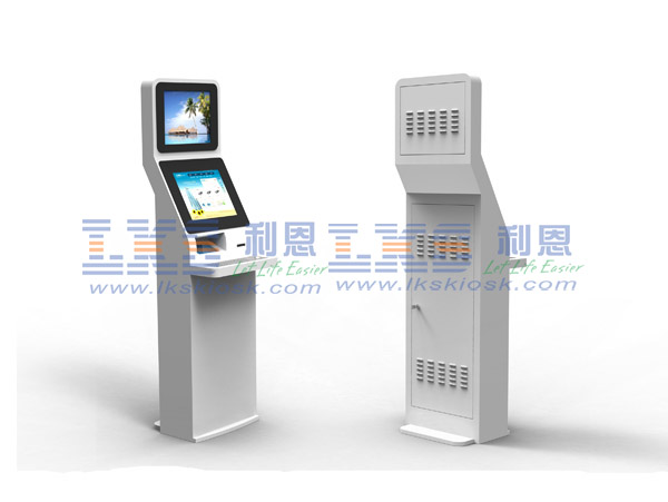 19 Inch Hotel Check In Kiosk Touch Screen Information Kiosk LCD