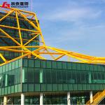 Steel Structure Construction Showroom Office 1000 Tons Building