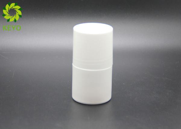 Round Deodorant Stick Containers Antiperspirant Roller Bottle White Color
