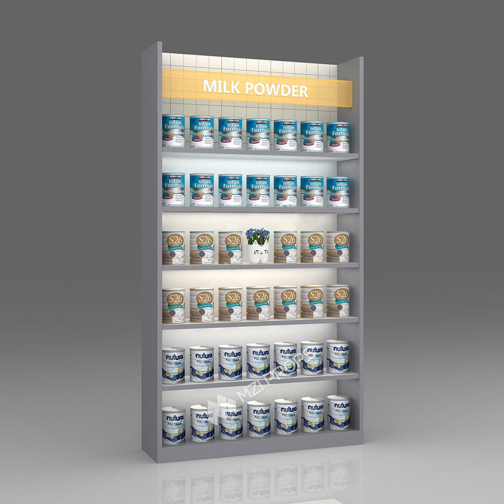 Lighted Paper Product Showcase Maternity Display Cabinet Branded Store Interior Design Display Racks For Shops
