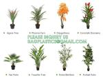 Artificial Plants 6 Pack Onion Tall Grass Greenery, Faux Fake Grass Shrubs Plant