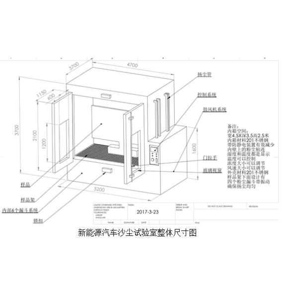 IEC60068-2-68 Walk In Chamber For Sand Dust Proof Test