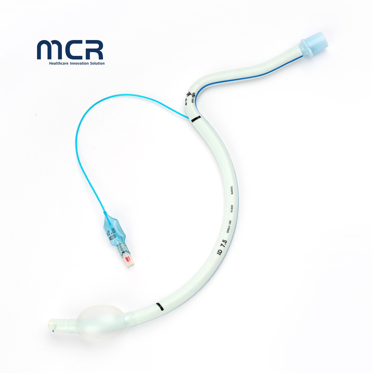Disposable Nasal Cuffed Endotracheal Tube With Air Pressure Indicator