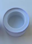 White Wax Coated Paper Tube Box For Customized Cosmetic Bottle Packaging