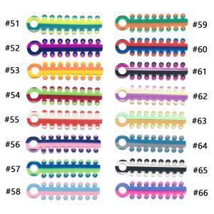 Wholesale 20 Sticks Ligature Ties Braces Orthodontic Elastic Rubber Bands Bicolor O Rings from china suppliers