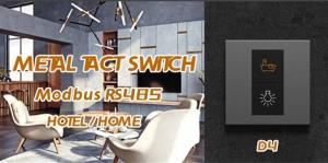 Wholesale Stainless Steel Surface Wall Light Switch 12V DC 2 / 3 / 4 Gang Button Anti Glare from china suppliers