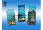 Coffee Bean Packaging Stand Up Plastic Bags , Pillow Shape Ground Coffee Bags