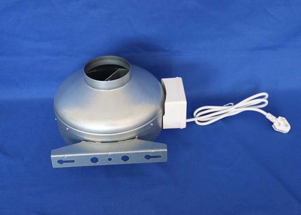 Electric 2500rpm Industrial Inline Exhaust Fans With Galvanized Sheet Body