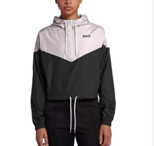 Wholesale Color Block Lightweight Windbreaker Jacket Women Fashion Jackets from china suppliers