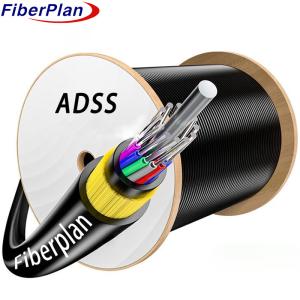 Wholesale High Strength Single Jacket 4 To 96 Cores ADSS Fiber Optic Cable from china suppliers