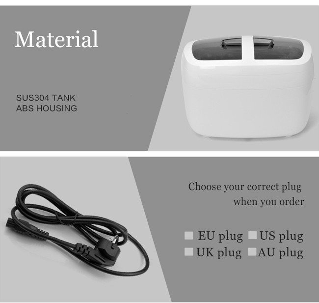 Digital Timer Heated Jewelry Cleaner , Industrial Jewelry Cleaner Machine