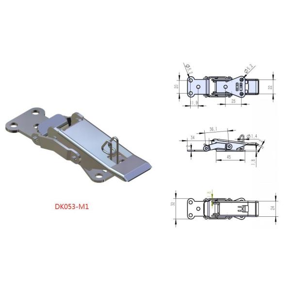 Nuclear Power Insulation Stainless Steel Toggle Latch ODM
