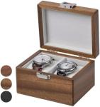 Watch Box, Watch Travel Case For Men, Wood Watch And Jewelry Holder Organizer