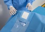 90x90cm 120x120cm Disposable Eye Drape Fenestration With Surgical Film