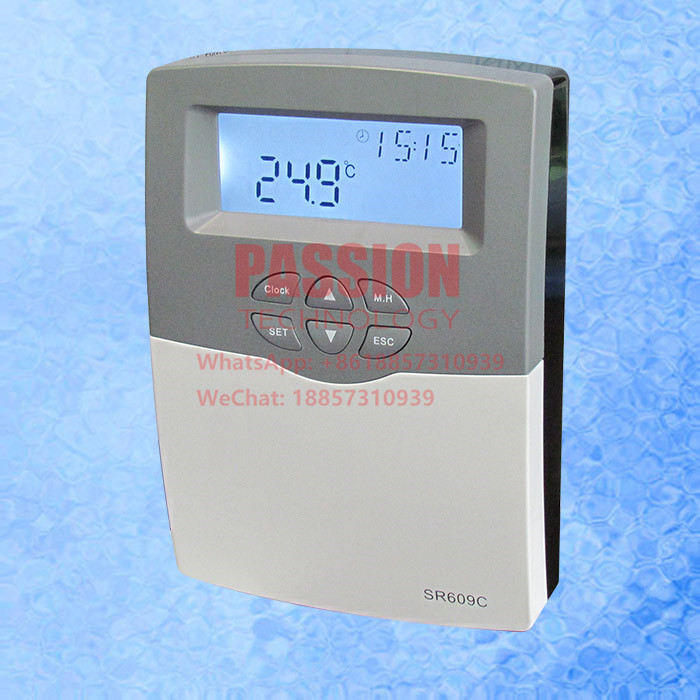 SR609C Intelligent Controller For Pressurzied Solar Water Heater Element Off/On