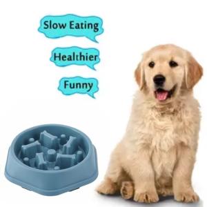 Wholesale Anti Slip Anti Choke Feeding Bowl Eco Friendly PP Plastic Dog Slow Feeder Bowl from china suppliers
