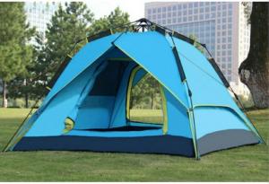 China Fibreglass Frame Camping Privacy Tent PU2000MM Coated 2 Man Tent For Wild Camping on sale
