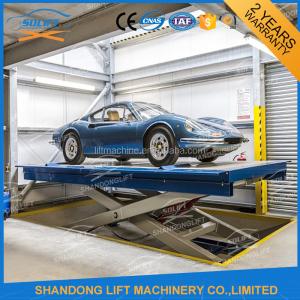 Wholesale Q235 Steel Stationary Hydraulic Scissor Lift With Customized Lifting Speed from china suppliers