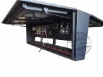 Pcap Foil Touch Outdoor LCD Digital Signage 58 Inch Station Display Battery