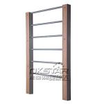 outdoor fitness equipments WPC materials based street workout bars