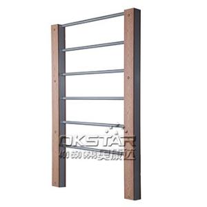 Wholesale china outdoor park gym equipment WPC materials based street workout bars from china suppliers