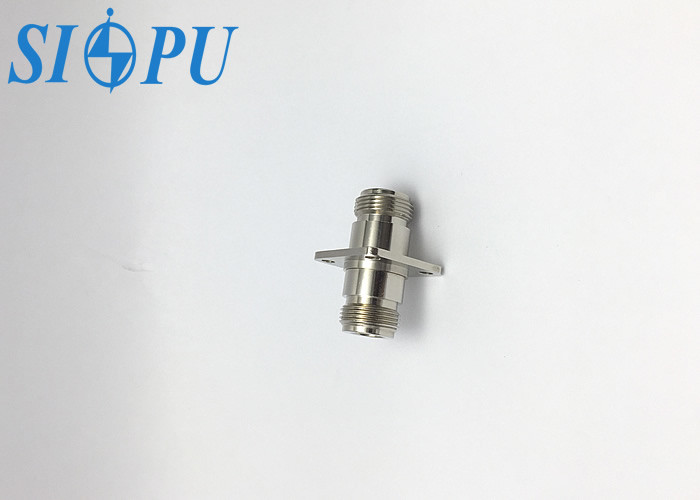N Female To N Female RF Coax Adapter Flange Mounted