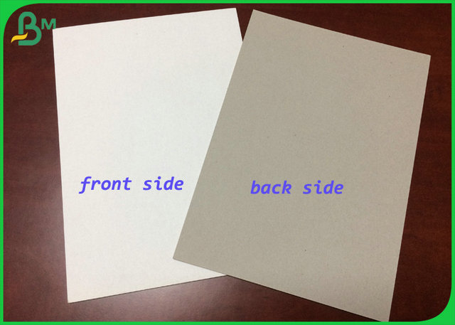 2.5mm 3.0mm Thickness Single Side White Paperboard With Grey Back To Hardcover Book