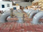 Metal Wear Resistant Ceramic Pipe Customizable In Mining Industry