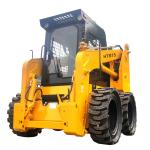 HTS75 Hydraulic Skid Steer Machine With Bucket Grapple Attachment
