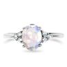Buy cheap 925 Sterling Silver Rainbow Moonstone Jewelry Oval Cut Vintage Moonstone from wholesalers