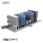 Belt IQF Spiral Quick Blast Freezer For Pasta Fruits Vegetables Shrimp Food
