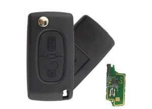 Wholesale 2 Buttons Remote Flip Auto Key Fob CE0536 433Mhz 46 Chip PCF 791 from china suppliers