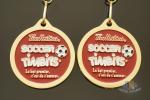 Personalized Soccer Zinc Alloy Medal Running And Football Medallions