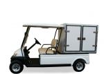 Two Person Street Car Golf Cart , Motorized Utility Cart With Manual Lifted Box