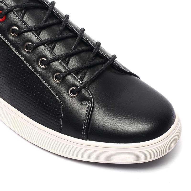 PU Upper Antiskid Black Casual Loafers Breathable For Adult