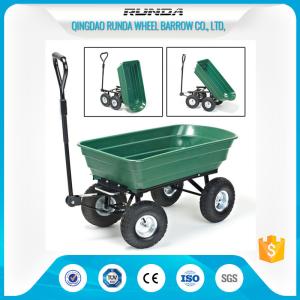 Wholesale PP Tray Garden Mesh Cart Wheel Barrow 650lb Capacity Steel Body Long Handle from china suppliers