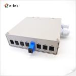8 Ports DIN-Rail Fiber Splice Box