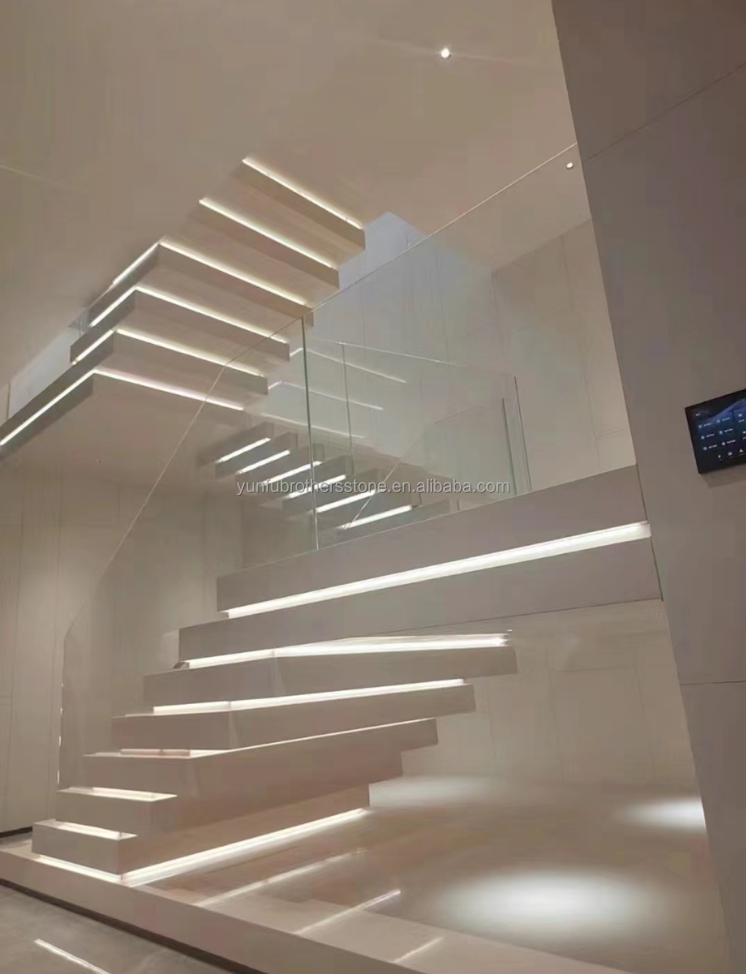 Interior Home Furniture Stair Step Light Design with Modern Artificial Sintered Stone
