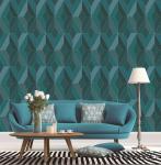 PVC Material 3D Effect Wallpaper For Walls In Hotel Nightclub Decoration