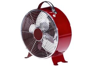 Wholesale Vintage Portable Retro Metal Table Fan 4 Aluminium Blades Low Noise from china suppliers