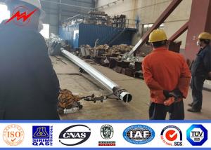 Wholesale Transmission Steel Metal Electric Pole 15m 550 Dan 650 Dan 4mm / 5mm Thickness from china suppliers